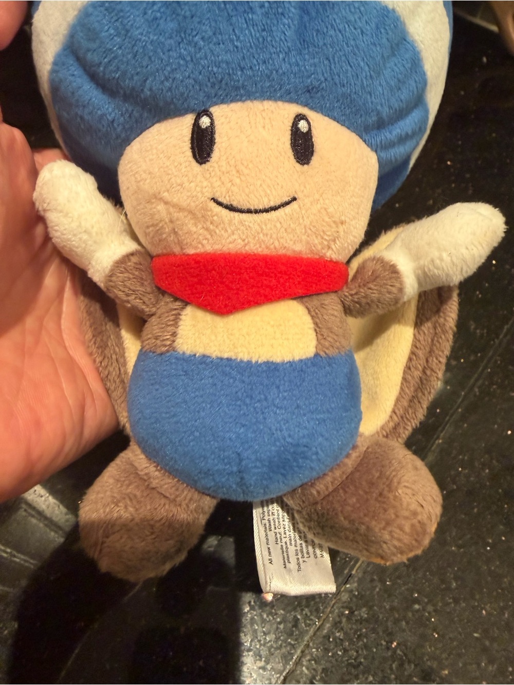 TOAD Flying Squirrel Suit 8" Plush Super Mario Bros. 2013 - Picture 2 of 7